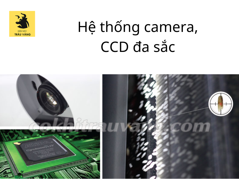 Hệ thống camera, CCD máy tách màu nhựa
