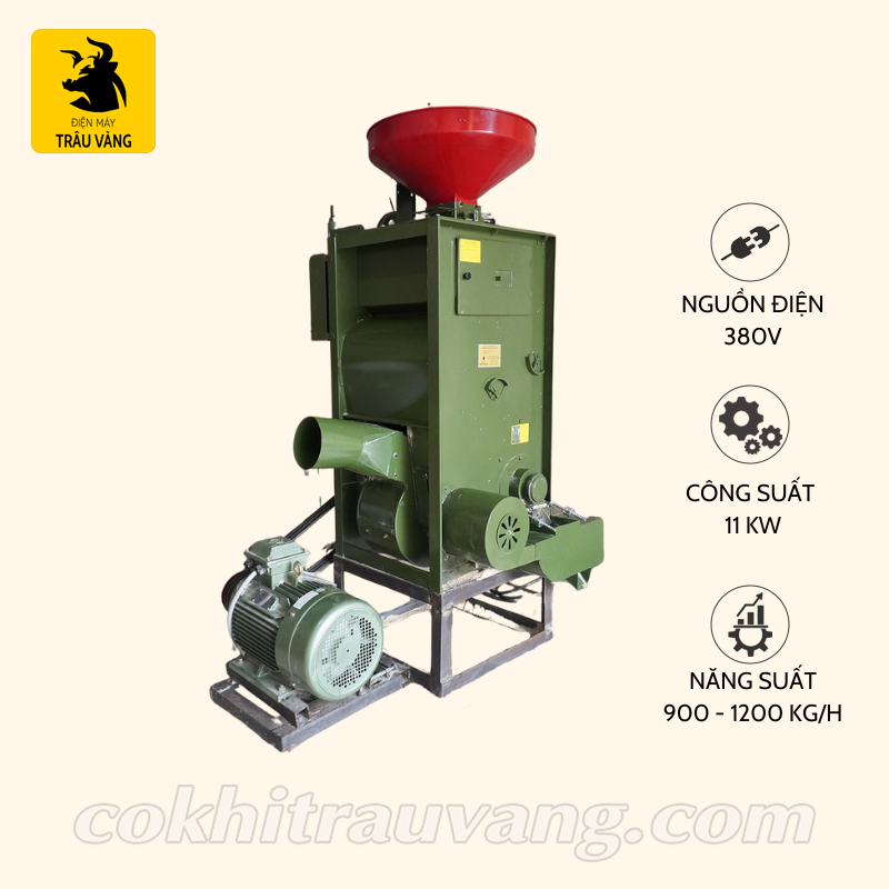Máy xay xát lúa gạo liên hoàn tích hợp nhiều tính năng Máy móc nông ngư ...