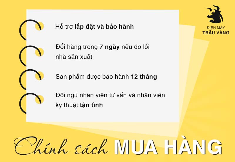 Địa chỉ mua hàng của Điện máy Trâu Vàng